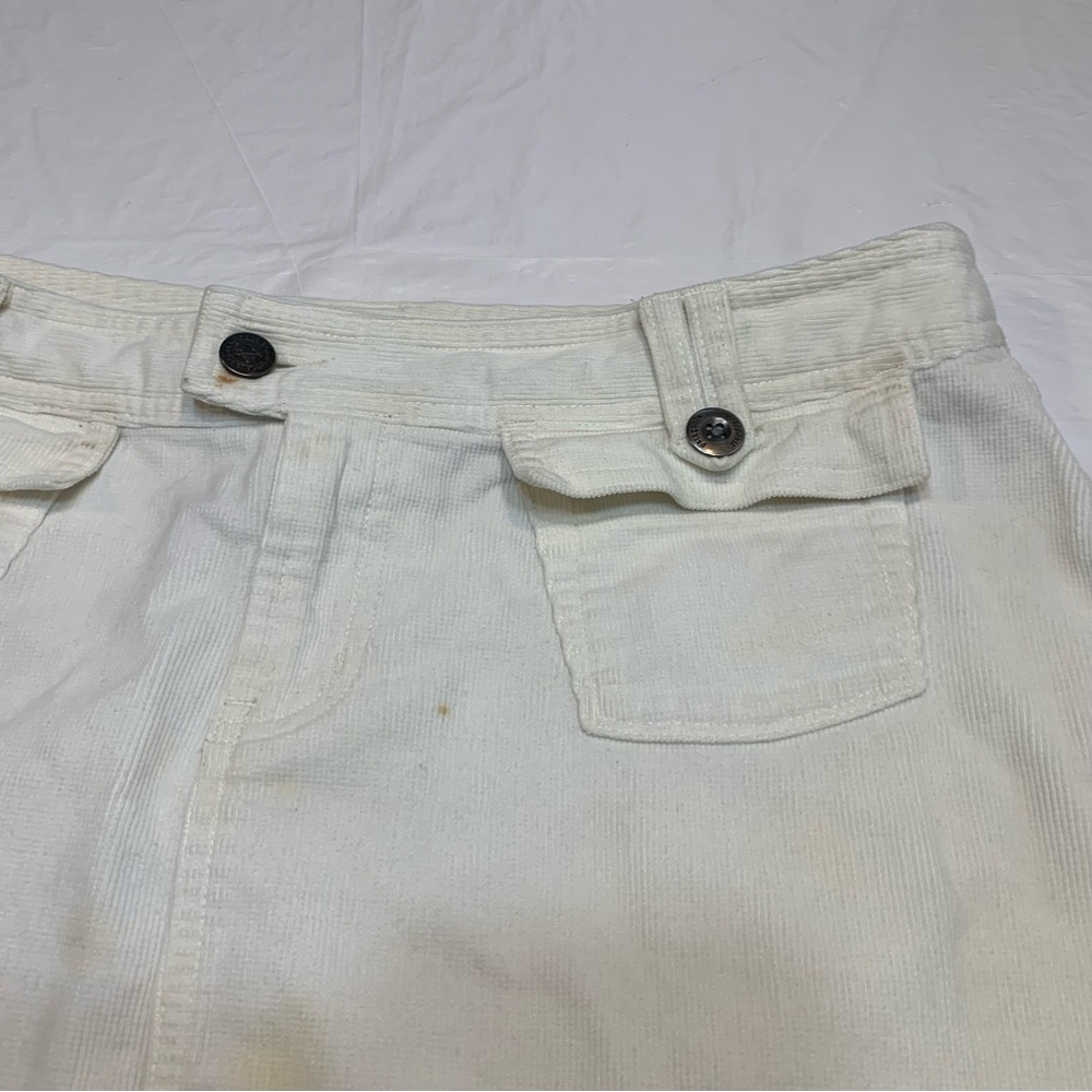 Patagonia Corduroy White Very Stained Skirt Womens 10 - Picture 4 of 10